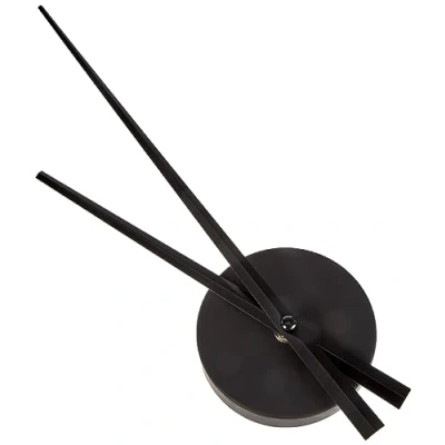 Afbeelding van TFA Dostmann analoge wandklok MINIMALIST, 60.3036.01, minimalistische design, bestaat alleen uit wijzers, rustig &quot;sweep&quot; uurwerk, ook geschikt voor knutselen, metaal, zwart, (L)96 x (B)33 (H)310 mm
