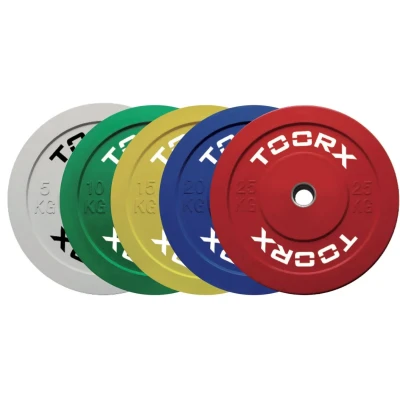 Afbeelding van Toorx Fitness Bumper Plates Challenge 15 kg Gewicht Schijf Sport Gewichten Per Stuk