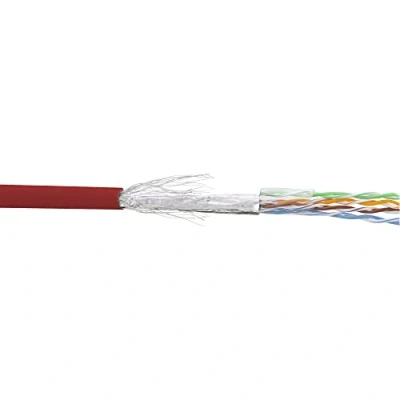 Afbeelding van InLine® Patchkabel Cat.5e, S FTP, AWG26, PVC, 100m, rood