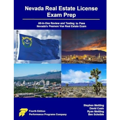 Afbeelding van Nevada Real Estate License Exam Prep: All in One Review and Testing to Pass Nevada&#039;s Pearson Vue
