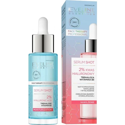 Afbeelding van Eveline Cosmetics Serum Shot 2% Hyaluronic Acid Moisturization 30ml.