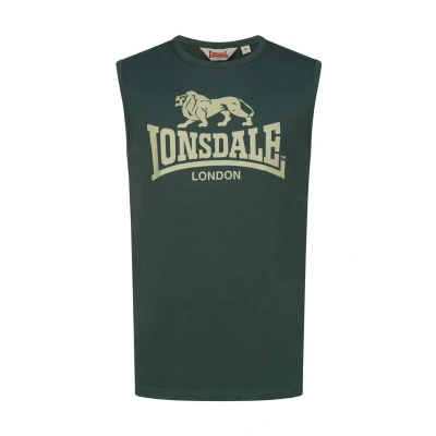 Afbeelding van Lonsdale ÄRMELLOSES Normale Passform Clopton Top, Heren, Maat: XL, green
