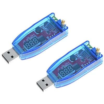Afbeelding van 2 stuks LED DC 5V naar 1 24V Potentiometer USB Step Up Down Buck Boost Converter