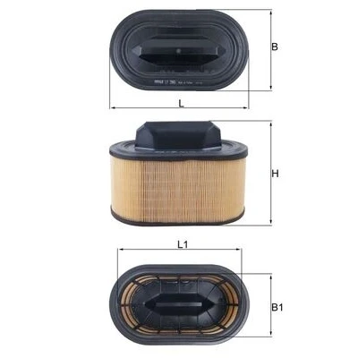 Afbeelding van Mahle Original Luchtfilter LX 2966