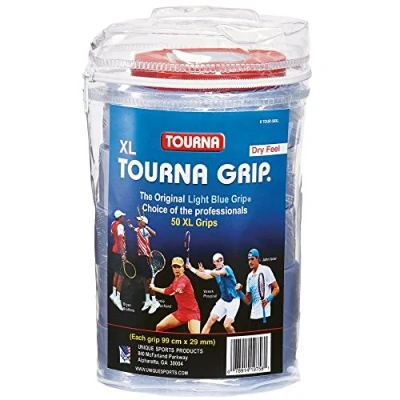 Afbeelding van Tourna Ritsbox met 50 handgrepen, uniseks, volwassenen, blauw, XL