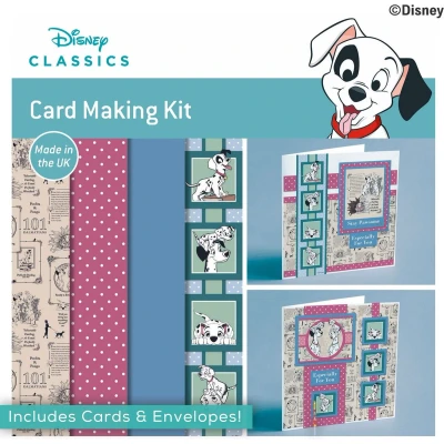 Afbeelding van 101 Dalmatians 6x6 Card Making Kit Makes 3 Cards