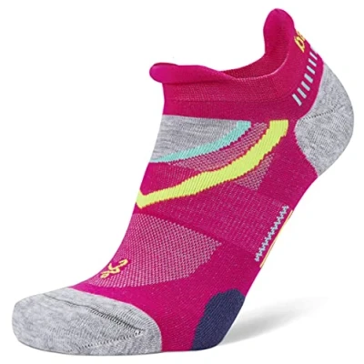 Afbeelding van Balega Ultraglide sokken voor dames, Elektrisch Roze/Midgrey, Large