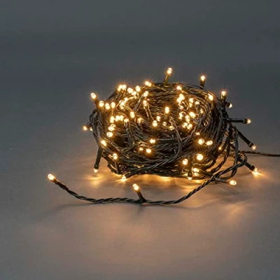Afbeelding van Decoratieve IJspegel Verlichting 180 LED&#039;s Warm Wit 5.90 m Licht Ned