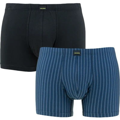 Afbeelding van CECEBA 2P boxers modal basic stripe blauw 6XL