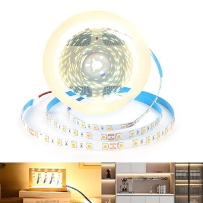 Afbeelding van Arotelicht 24V LED strip, 300leds, 5m, 5050SMD, voor binnen, decoratief,warmwit,niet waterdicht, IP20,Gemakkelijk te installeren, veilig en energiebesparend