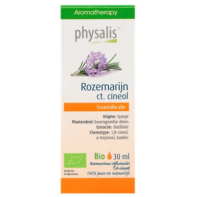 Afbeelding van Physalis Essentiële Olie Rozemarijn ct. Cineol Bio 30ml
