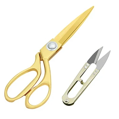Afbeelding van Handi Stitch Gouden Kleermaker Schaar &amp; Draden Knipper Zware Kwaliteit 20,32cm Roestvrij Stalen Scherpe Het Knippen van Stof, Kleding, Leer, Spijkerstof, Aanpassen, Naaien en Kleermaken