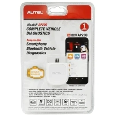 Afbeelding van Autel Bluetooth OBD2 AP200, foutcode van alle systemen uitlezen, reset voor olie SAS EPB DPF BMS enz., diagnoseapparaat iOS en Android