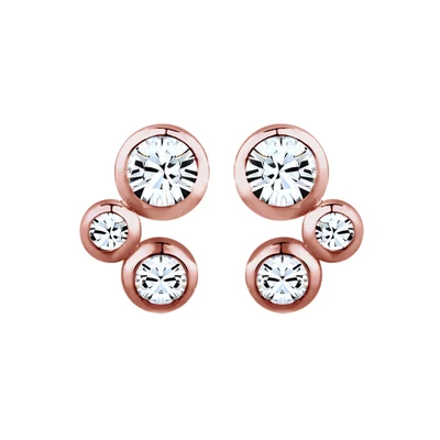 Afbeelding van Elli Filigran Oorbellen Rose goldcoloured, Dames, Maat: One Size, gold coloured