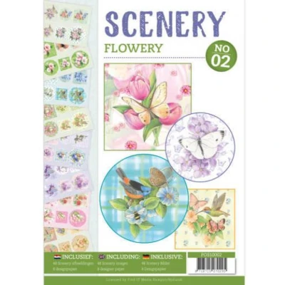 Afbeelding van Nr. 2 Flowery Scenery Push Out Book