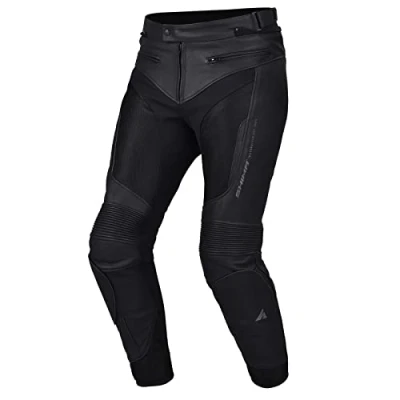 Afbeelding van SHIMA Piston Motorfiets Leder / Textiel Broek, zwart, afmeting 54 voor man