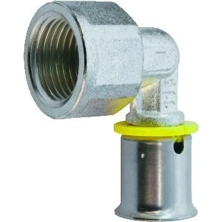 Afbeelding van Wavin Tigris M1 messing overgangsknie gas 90gr. 32x1bn (schroefbus