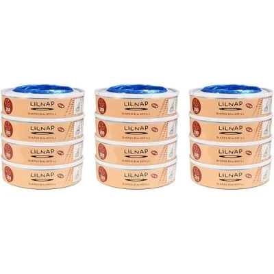 Afbeelding van LILNAP Navulcassette compatibel met angelcare luieremmer 12 stuk