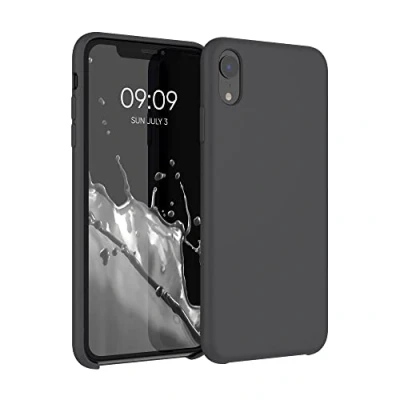 Afbeelding van kwmobile telefoonhoesje compatibel met Apple iPhone XR hoesje Zachte case voor smartphone Back cover in mat zwart
