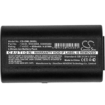Afbeelding van CS DML260SL Baterie 650mAh compatibel met [DYMO] 260P, 280, LabelManager 260, PnP, [3M] PL200 vervangt 14430, 1758458, S0895880, S0915380, W0036