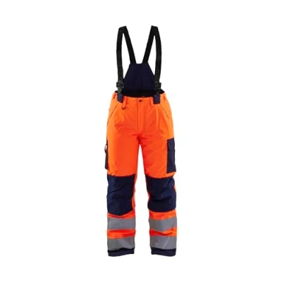 Afbeelding van Blaklader Dames Winterwerkbroek High Vis 7885 1977 Oranje/Marineblauw C36