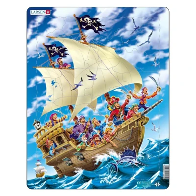 Afbeelding van Puzzel LARSEN: Het Piratenschip (30)