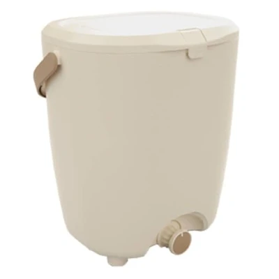 Afbeelding van Compostbak Hozelock 15 liter (Set, Gerecycleerd kunststof, Beige)