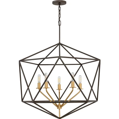Afbeelding van Bohemian Hanglamp Steady Lighting Kunststof E27 L: 16.5cm Voor Buiten Woonkamer Eetkamer Brons