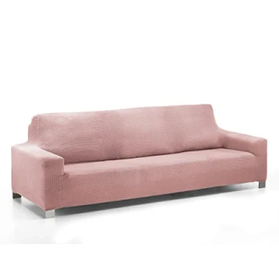 Afbeelding van Martina Home Super elastische bankovertrek, multi aanpasbaar, Daytona, zalm, 2 zits