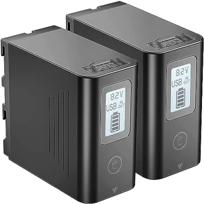 Afbeelding van JYJZPB Batterij NP F970 Accu 8800mAh voor Sony F980 F750 F770 F960 F550 F530 F330 F570 Camcorderaccu Camera met Zelfopladend CCD SC55 TR516 TR716 TR818 TR910 TR917 Videolampen Veldmonitors