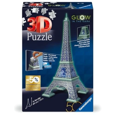 Afbeelding van Ravensburger Puzzel Eiffeltoren Gloed in het Donker
