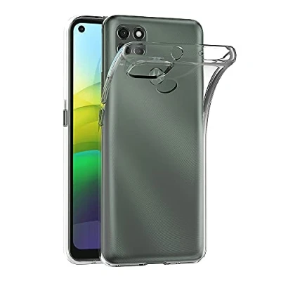 Afbeelding van AICEK Case Compatibel met Motorola Moto G9 Power Hoesje, Transparant Siliconen Bumper Cover Doorzichtige