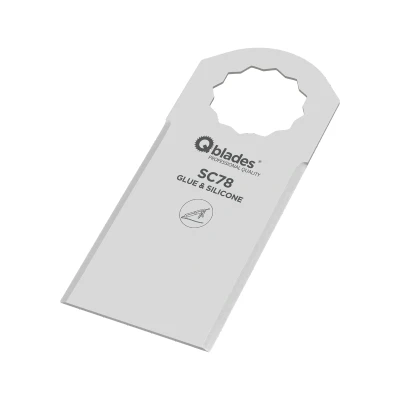 Afbeelding van Qblades SC78 multitool Snijmes Recht Kit en Lijm 30x85mm (SuperCut)