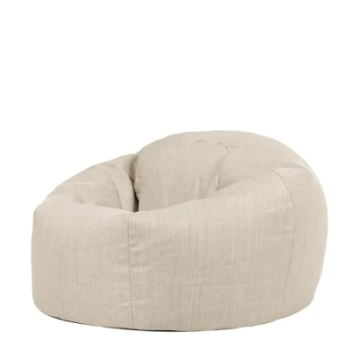 Afbeelding van icon &quot;Kingston&quot; Zitzak voor Buiten, Beige, Zitzakstoel Volwassenen met Vulling, Tuinzitzak