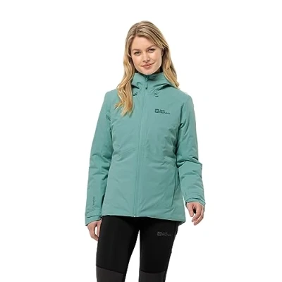 Afbeelding van Jack Wolfskin Wisper Ins JKT W Jas, zeeschuim, L Dames, zeemoos,