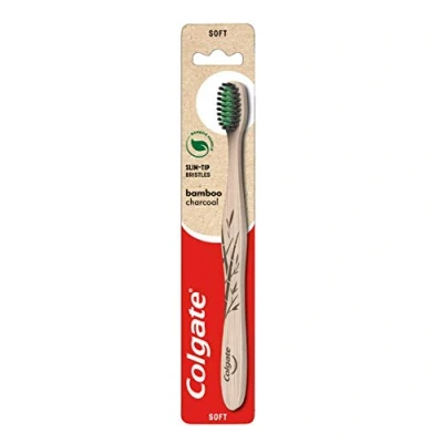Afbeelding van Colgate Bamboe houtskool zachte tandenborstel