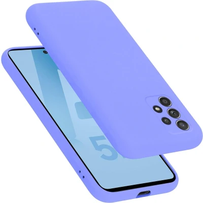 Afbeelding van Cadorabo Hoesje geschikt voor Samsung Galaxy A52 (4G / 5G) A52s Case in LIQUID LICHT PAARS Beschermhoes TPU silicone