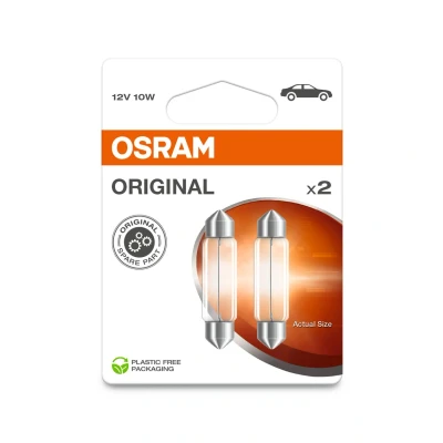 Afbeelding van OSRAM 4062172396080 Soffittelamp Standard C10W 10 W 12 V