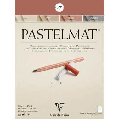 Afbeelding van Pastelmat blok no.7 assorti 18 x 24 cm