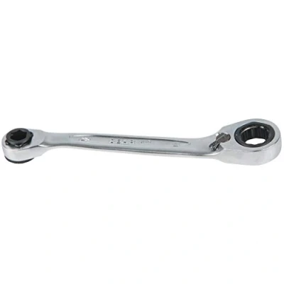 Afbeelding van KS Tools 918.3072 11 mm + 1/4&quot; Inzet ratel omschakelbaar