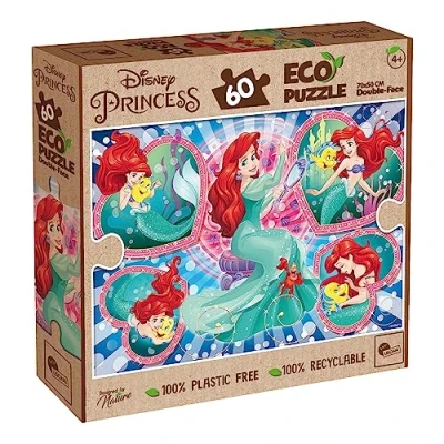 Afbeelding van Liscianigiochi 91874 Disney Eco Puzzle Df Little Mermaid 60