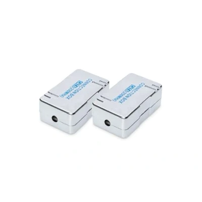 Afbeelding van DIGITUS DN 93903 LSA aansluitmodule Cat 6 2 stuks Afgeschermd Cat6 isolatieverplaatsingsconnector AWG 22 tot 26 Voor Ethernetkabels, netwerkkabels, installatiekabels Zilver