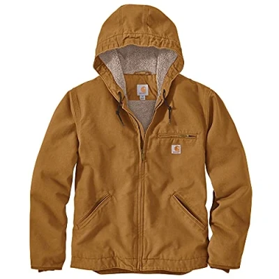 Afbeelding van 104392 Winterjas Heren Carhartt Brown 800 XXL Bruin Jassen