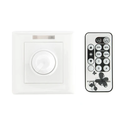 Afbeelding van LED Dimmer 12V 24V, 8A incl. RF afstandsbediening