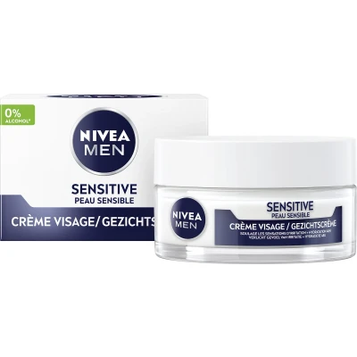 Afbeelding van Nivea Men Sensitive Gezichtscrème 50ML