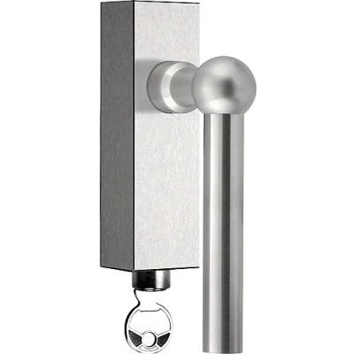 Afbeelding van Formani Draaikiepgarnituur FERROVIA FVL100 DKLOCK afsluitbaar mat RVS