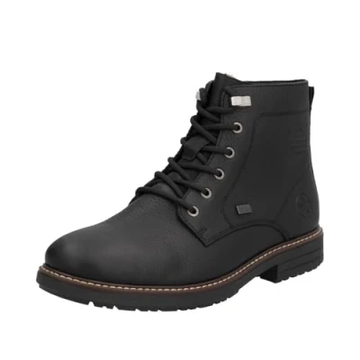 Afbeelding van Rieker Heren 33121 veterlaarzen, zwart, 40 EU, EU