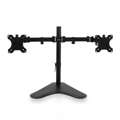 Afbeelding van ACT AC8320 Monitorarm Bureausteun 2 schermen tot 32&quot; VESA Zwart