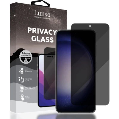 Afbeelding van Lunso Geschikt voor Samsung Galaxy S23 Privacy Glass Screen protector