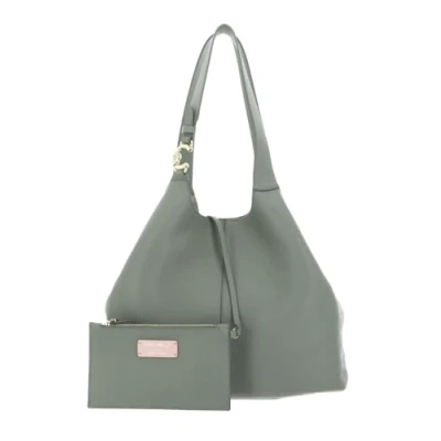 Afbeelding van COCCINELLE Leren schoudertas C Easy Shopper Greenery mintgroen